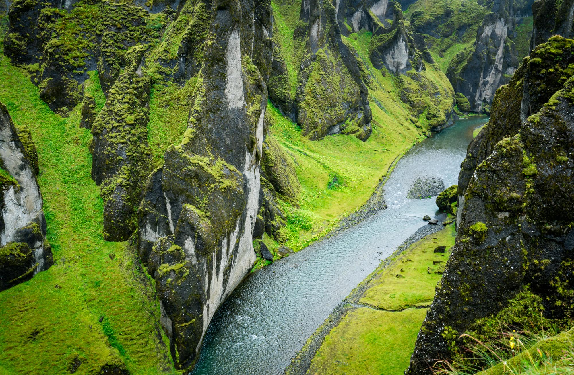 Fjaðrárgljúfur canyon