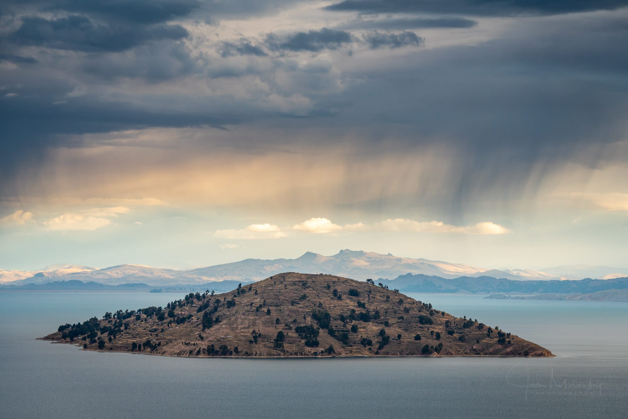 Island at Titicaca Lake