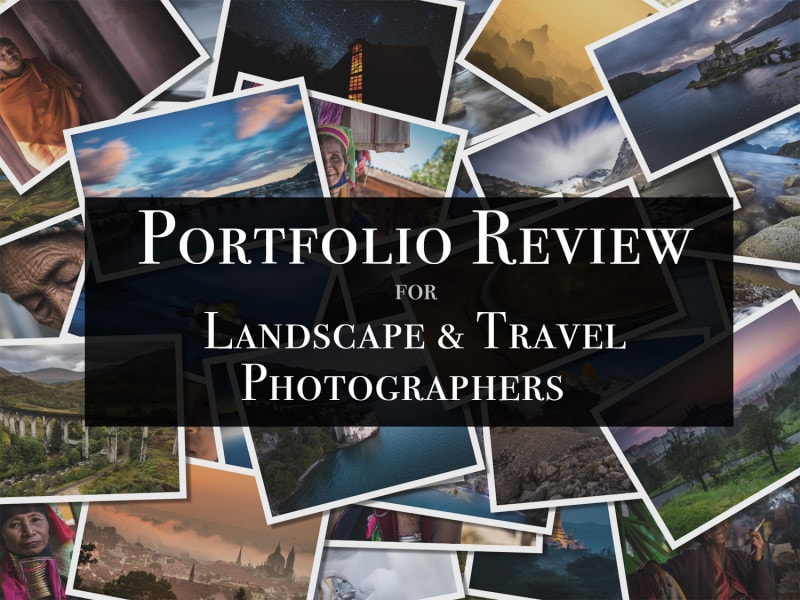 Portfolio review for landscape and travel photographers
